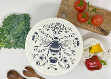 Load image into Gallery viewer, Bee Bowl cover/ Lg 10" Charcoal