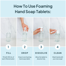 Load image into Gallery viewer, Honey Clementine Foaming Hand Soap Tablet