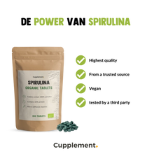 Load image into Gallery viewer, Organic Spirulina Tablets