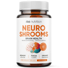 Load image into Gallery viewer, Neuroshrooms - Organic Lion's Mane, Cordyceps, Reishi 90 ct
