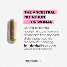 Load image into Gallery viewer, Rise Nutrition Female Optimized Beef Organs 60ct