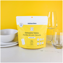 Load image into Gallery viewer, Dishwasher Tablets by Nature Bee (Lemon)