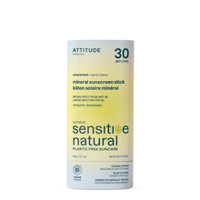 Load image into Gallery viewer, Unscented Mineral Sunscreen Stick SPF 30 (Sensitive Skin)