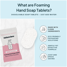 Load image into Gallery viewer, Warm Coconut Foaming Hand Soap Tablet