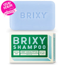 Load image into Gallery viewer, BRIXY Mint Eucalyptus Shampoo Bar