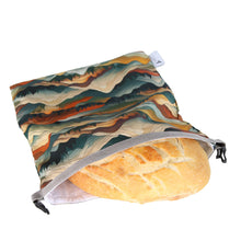 Load image into Gallery viewer, Reusable Bread Bag - Mountains