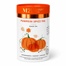 Load image into Gallery viewer, Pumpkin Spice Luxury Black Tea | Canadian | 24 Tea Bags