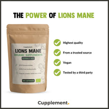 Load image into Gallery viewer, Organic Lions Mane Capsules