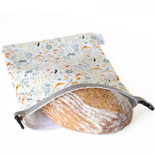 Load image into Gallery viewer, Reusable Bread Bag - Butterfly Garden (tested once)