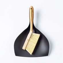 Load image into Gallery viewer, Metal Dust Pan & Bamboo Brush