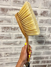 Load image into Gallery viewer, Metal Dust Pan & Bamboo Brush