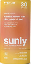 Load image into Gallery viewer, Plastic-free Mineral Sunscreen Stick SPF 30 Scented