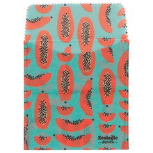 Load image into Gallery viewer, Papaya Beeswax Sandwich Bag Set of 2