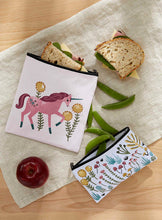 Load image into Gallery viewer, Cotton Canvas Snack Bags (Set of 2)