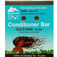 Load image into Gallery viewer, Curly Q Vanilla Hair Conditioner Bar by Mountain Sky