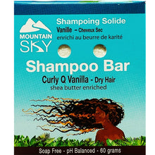 Load image into Gallery viewer, Curly Q Vanilla Hair Shampoo Bar by Mountain Sky