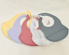 Load image into Gallery viewer, Silicone Baby Bib