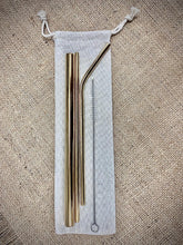 Load image into Gallery viewer, Stainless Steel Straw Set with Pouch