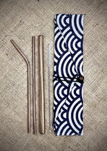 Load image into Gallery viewer, Stainless Steel Straw Set with Pouch