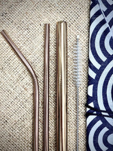 Load image into Gallery viewer, Stainless Steel Straw Set with Pouch