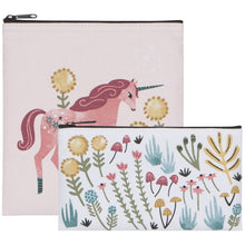 Load image into Gallery viewer, Cotton Canvas Snack Bags (Set of 2)