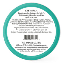 Load image into Gallery viewer, Organic Badger Baby Balm Chamomile & Calendula 56g