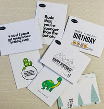 Load image into Gallery viewer, Birthday Plantable Cards