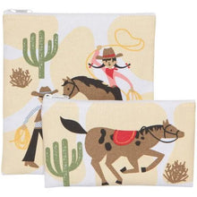 Load image into Gallery viewer, Cotton Canvas Snack Bags (Set of 2)