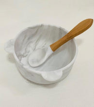 Load image into Gallery viewer, Silicone Suction Baby Bowl & Spoon