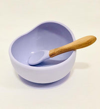 Load image into Gallery viewer, Silicone Suction Baby Bowl & Spoon
