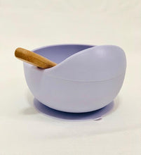 Load image into Gallery viewer, Silicone Suction Baby Bowl & Spoon