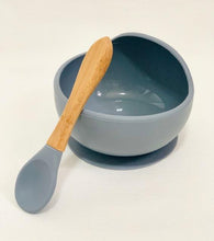 Load image into Gallery viewer, Silicone Suction Baby Bowl & Spoon