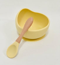 Load image into Gallery viewer, Silicone Suction Baby Bowl & Spoon