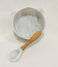 Load image into Gallery viewer, Silicone Suction Baby Bowl & Spoon