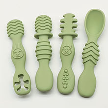Load image into Gallery viewer, Silicone Baby Utensils
