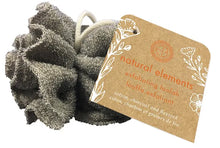 Load image into Gallery viewer, Bamboo, Charcoal &amp; Flaxseed Exfoliating Loofah

