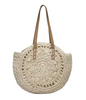 Boho Handwoven Paper Tote Bag