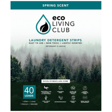Load image into Gallery viewer, Eco Living Club Laundry Detergent Strips
