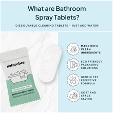 Load image into Gallery viewer, Eucalyptus Mint Bathroom Cleaner Tablet
