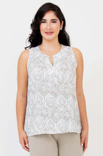 Load image into Gallery viewer, Blue Sky Scarlette Tank- Linen Bamboo

