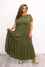Load image into Gallery viewer, Blue Sky Erin Dress - Linen &amp; Bamboo
