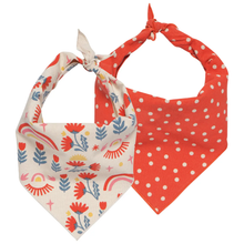 Load image into Gallery viewer, Be Here Now - Set of 2 Dog Bandanas
