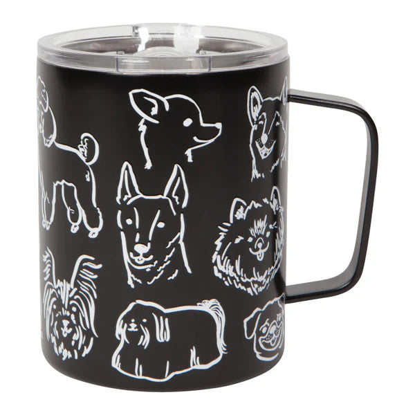 Dog Park Meander Insulated Mug