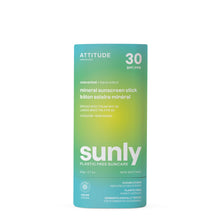 Load image into Gallery viewer, Unscented Mineral Sunscreen Stick by Attitude
