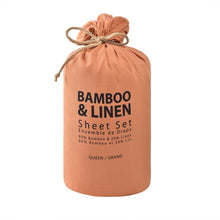 Load image into Gallery viewer, Bamboo &amp; Linen Sheet Set
