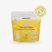 Load image into Gallery viewer, Dishwasher Tablets by Nature Bee (Lemon)
