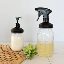 Load image into Gallery viewer, Mason Jar Sprayer &amp; Pump Lid Set
