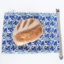 Load image into Gallery viewer, Reusable Bread Bag - Blueberry
