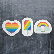 Load image into Gallery viewer, Set of 3 LGBTQ+ Pride Pop-up Sponge
