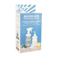 Load image into Gallery viewer, Mason Jar Sprayer &amp; Pump Lid Set
